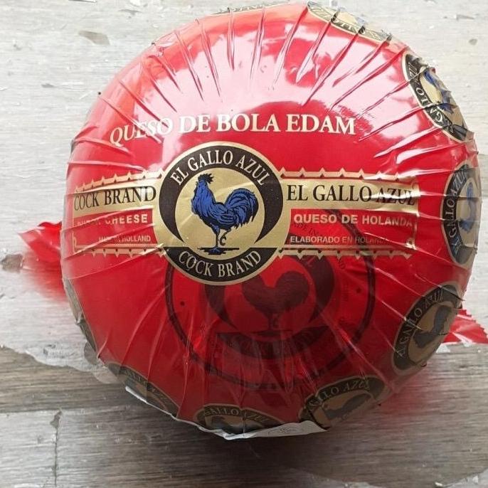 

(BISA COD) Keju Edam Merk Ayam Emas 1 Bola plus minus 1.6 kg Utuh Premium Quality PRODUK TERBATAS Kode 312