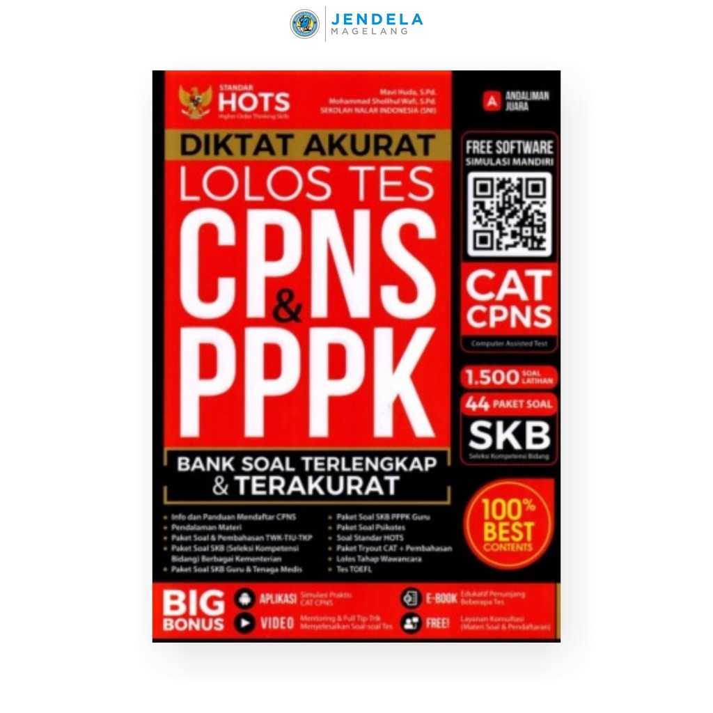 BUKU CPNS DIKTAT AKURAT LOLOS TES CPNS & PPPK BANK SOAL TERLENGKAP