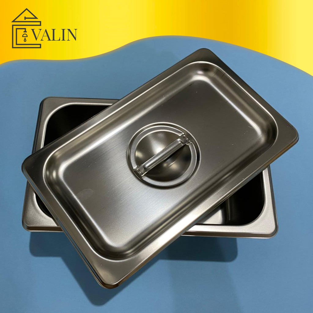 Tutup Food Pan Stainless 1/4