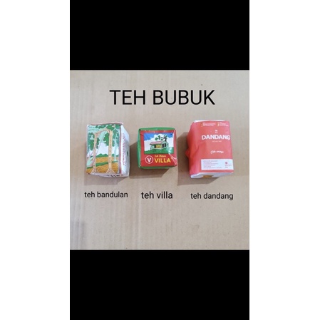 Teh Bubuk Cap Villa /Bandulan /Dandang