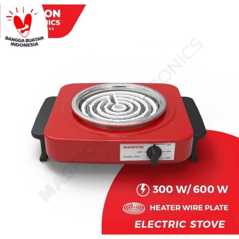 KOMPOR LISTRIK MASPION S300 - KOMPOR MASPION - KOMPOR LISTRIK PORTABLE - KOMPOR PORTABLE