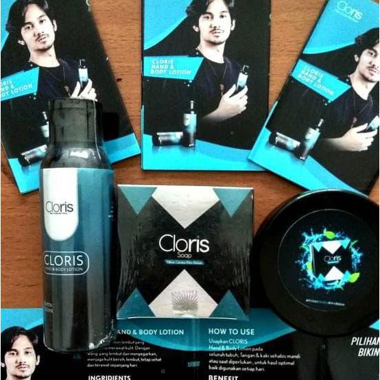 Paket Cloris Lengkap - Sabun Cloris - Lotion Cloris Dan Wadah Cloris