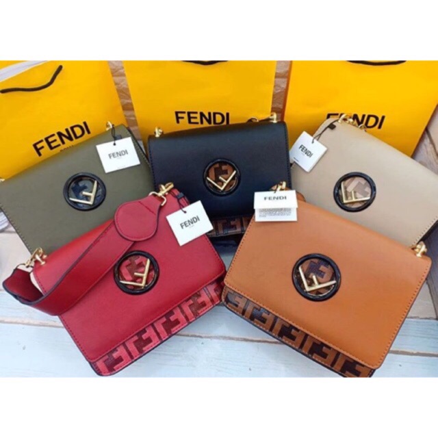 Tas fendi khan - Tas selempang fendi import