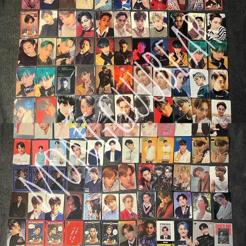[PART 4] KAI EXO SUPERM PHOTOCARD ALBUM NON ALBUM OFFICIAL
