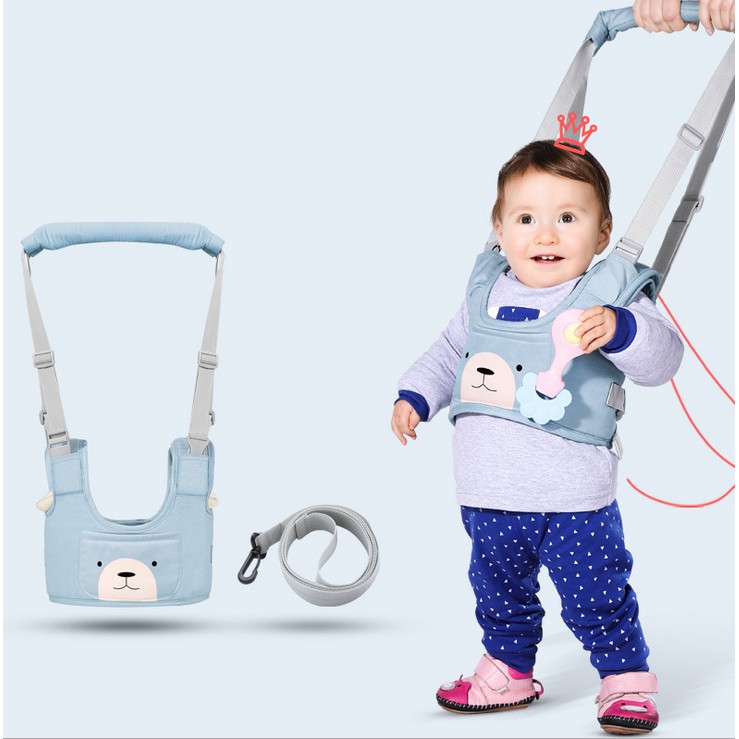 ELFYDO HL0241 Alat Bantu Jalan Bayi Toodler Baby Walking Assistant Baby Walker Sabuk Pengaman Motif Beruang