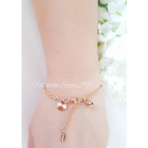 Import Bestquality Xuping Nuri ukir Gelang Tangan Nuri Ukir Simple bestquality elegant lapis emas