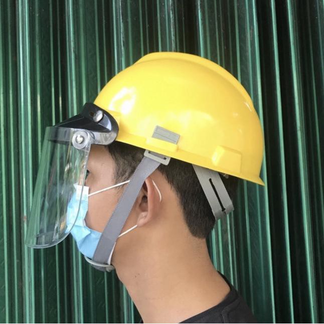 qwp-034  Helm Apd Faceshield | Helm Proyek Apd Faceshield