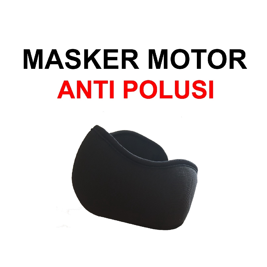 Masker Filter Motor Penutup HIDUNG dan MULUT Anti Debu Polusi Asap