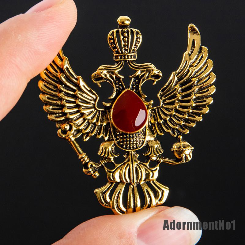 (Adornmentno1) Bros Pin Bentuk Elang Gaya Vintage Retro Untuk Pria