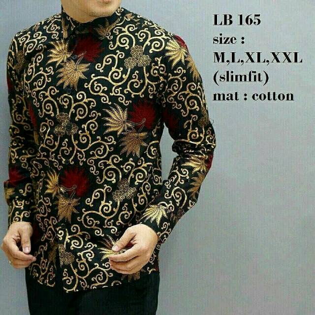 KEMEJA BATIK SLIM FIT PRIA MODERN