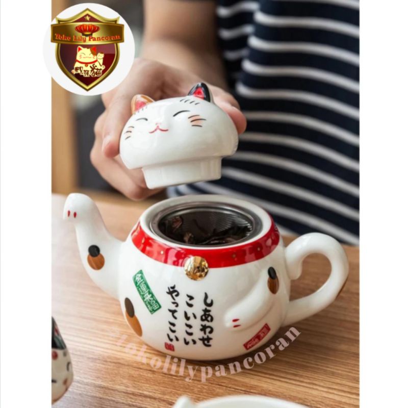 Teaset Kucing / Gelas Kucing / Teaset Terbaru / Personal Teaset / TEASET KUCING / Teaset Keramik