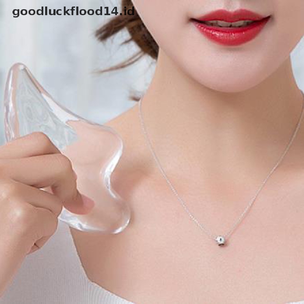 [OOID] Crystal Scraper Board Face Lifting Tool Gua Sha Face Massage Facial Massager ID