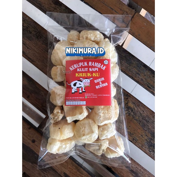 

Kerupuk Rambak Kulit Sapi Gurih & Renyah