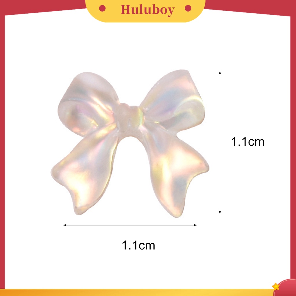 Huluboy Huluboy♡ 10pcs / Set Ornamen Pita Es Penetrasi Efek Aurora 3D Glitter Untuk Dekorasi Manicure Wanita