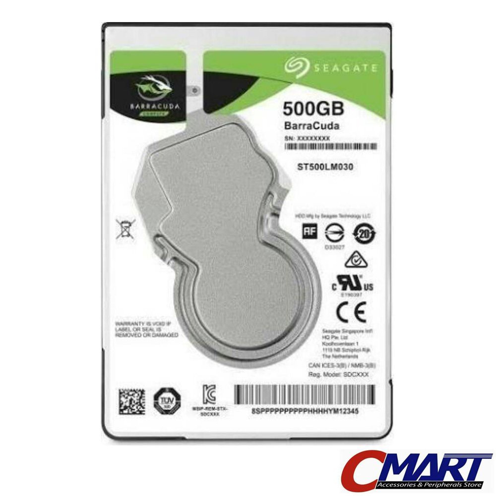 Seagate Barracuda for Laptop 500GB 2.5" HDD hardisk harddisk Internal