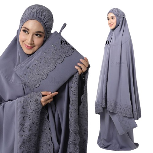 Mukena Khodijah Tas Terbaru pastel khadijah