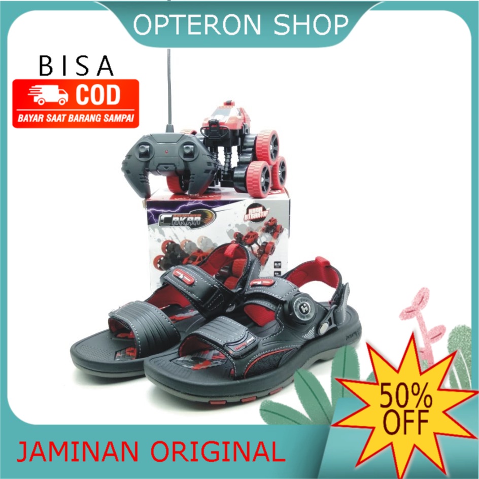 Sepatu Sandal Anak Laki-laki HOMYPED PANDAWA 02 BERHADIAH CAKRA REMOTE CONTROL Gratis Robot Mainan A
