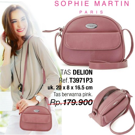 TAS DELION SOPHIE MARTIN PARIS PROMO TAS SOPHIE PARIS WANITA SELEMPANG SLING BAG