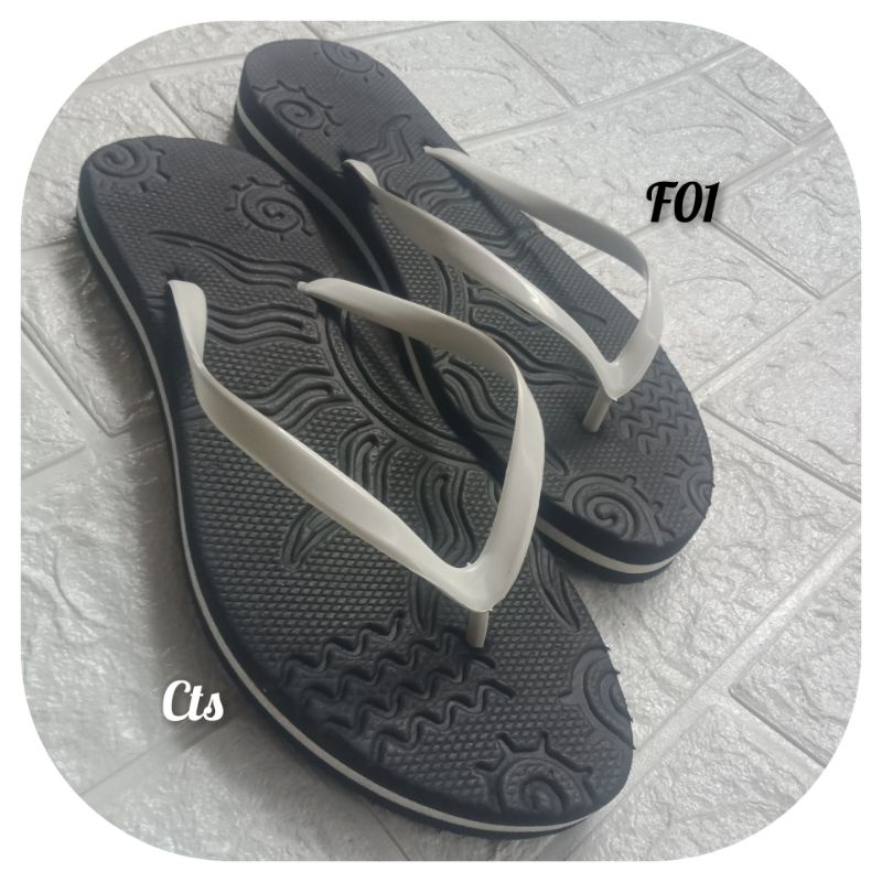 CTS Sandal Sendal Jepit Wanita Model Entrik Matahari F01