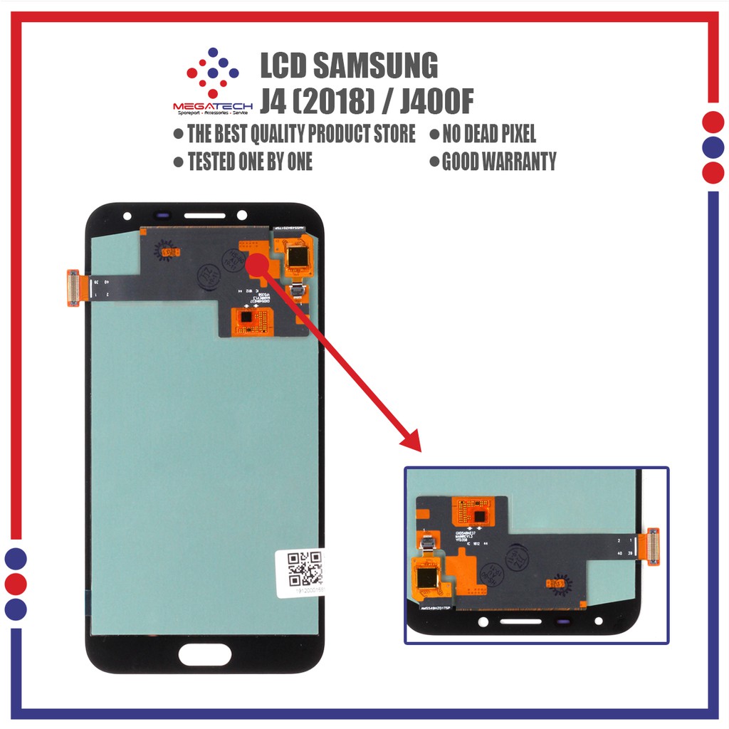 LCD Samsung J4 J400F 2018 Versi OLED Fullset Touchscreen