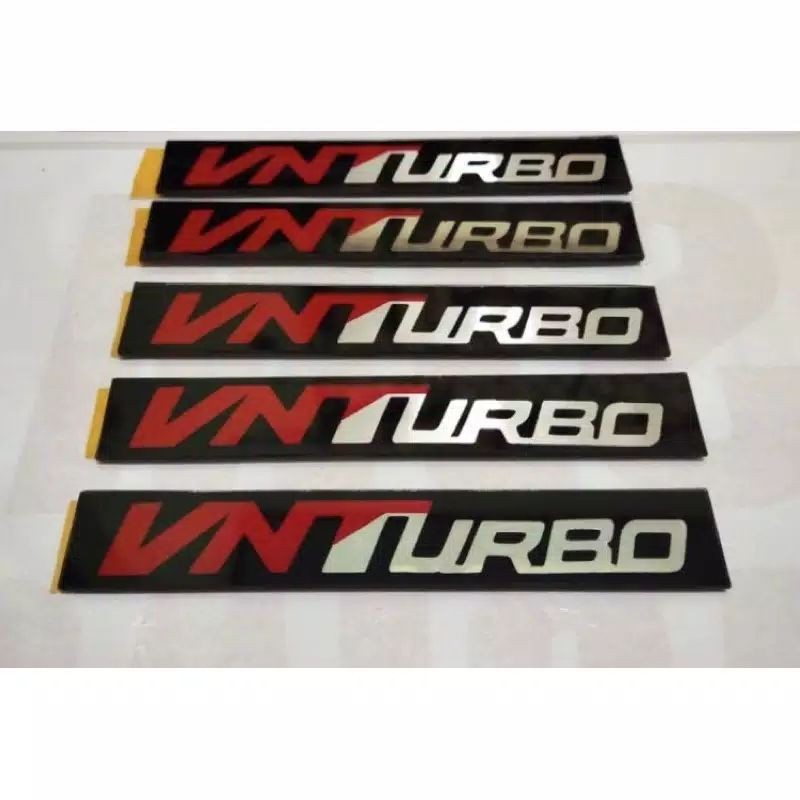 emblem tulisan VNTurbo plus lem 3M