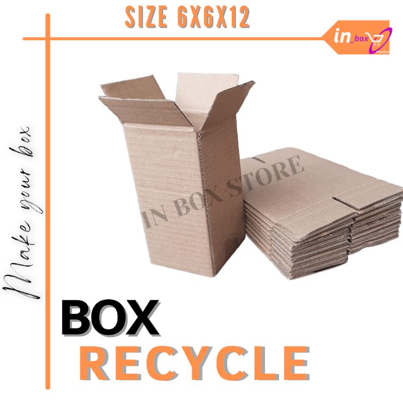 

box packaging ukuran 6x6x12 /kardus packing/box multi fungsi