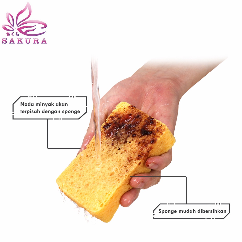 Spons Serbaguna/Sponge Busa Cuci Piring Unik&amp;Lucu-ANTI MINYAK-SOSOYO