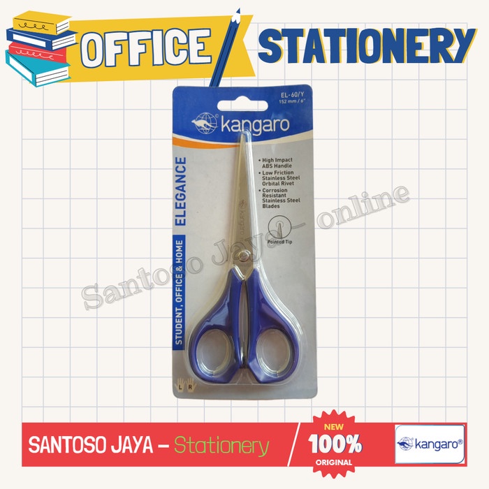 

Gunting KANGARO Elegance EL-60 - Scissors KANGARO Elegance 15 cm
