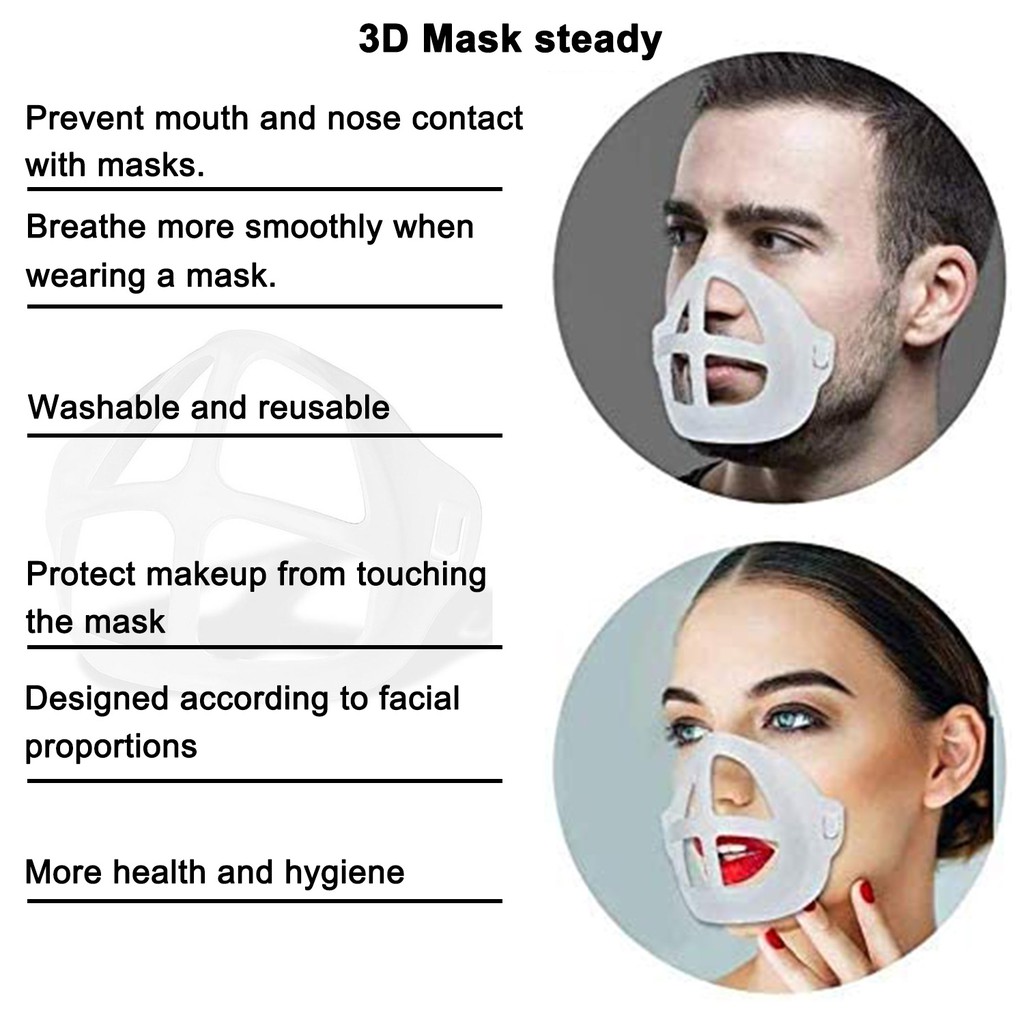 Mediocare Penyangga Masker 3D Mask Bracket Silicon sirkulasi udara MC-002