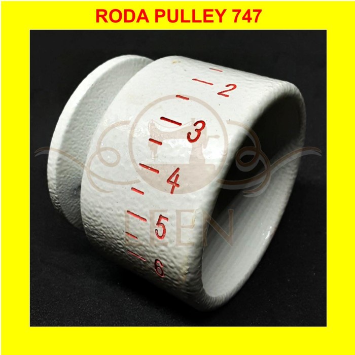 Pulley Roda Mesin Jahit Obras 737 747 757 Industri Benang 3 4 5 LEEN