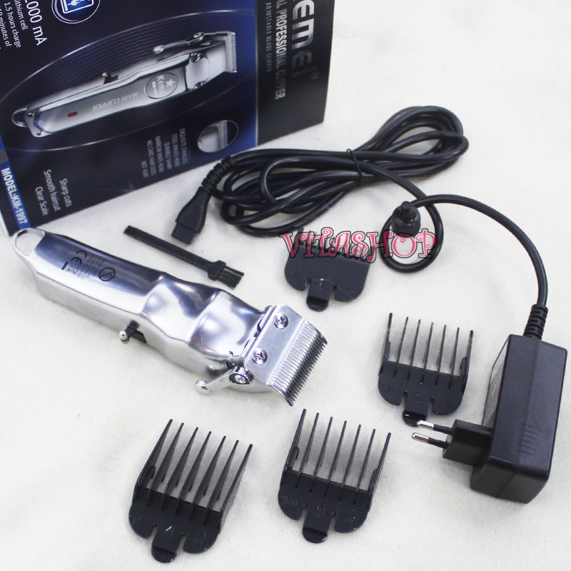 Original Hair Clipper Kemei KM-1997 Alat Cukur Rambut Mesin Potong Barbershop