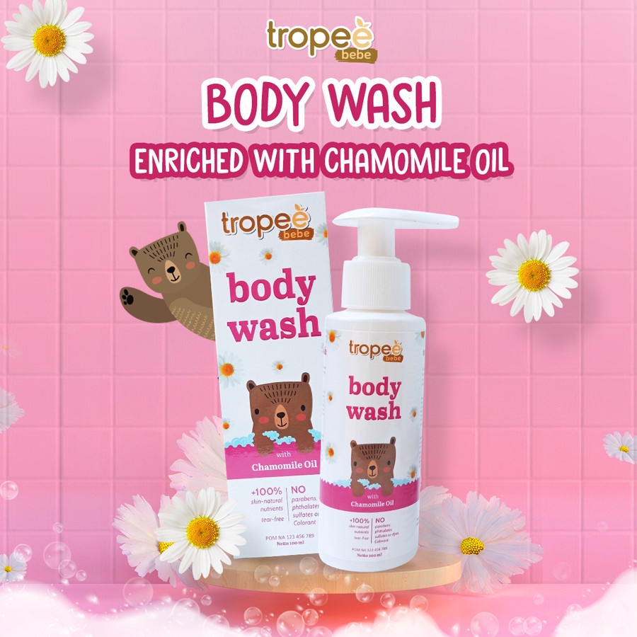 Tropee Bebe Body Wash | Sabun Mandi Anak