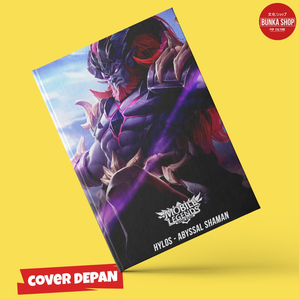 

Note Book Game Mobile Legends Hylos Shaman Hardcover A5 Buku Tulis Catatan Murah