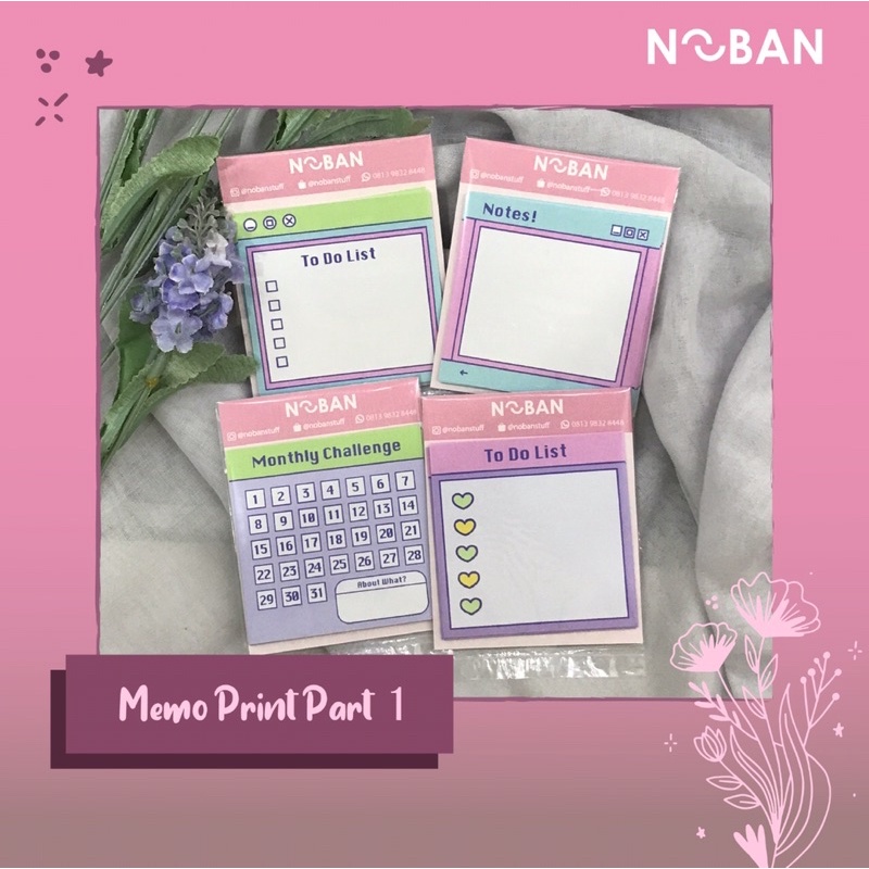 

Memo Print Part 1