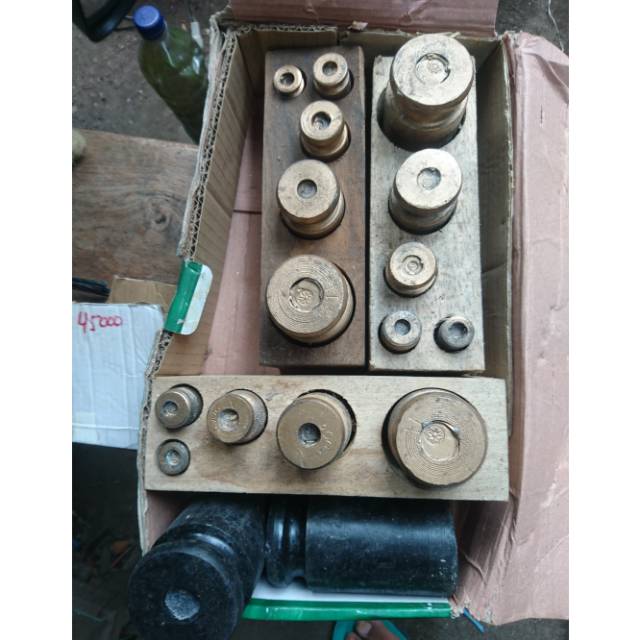 bandol batu timbel Anak bandul timbangan set