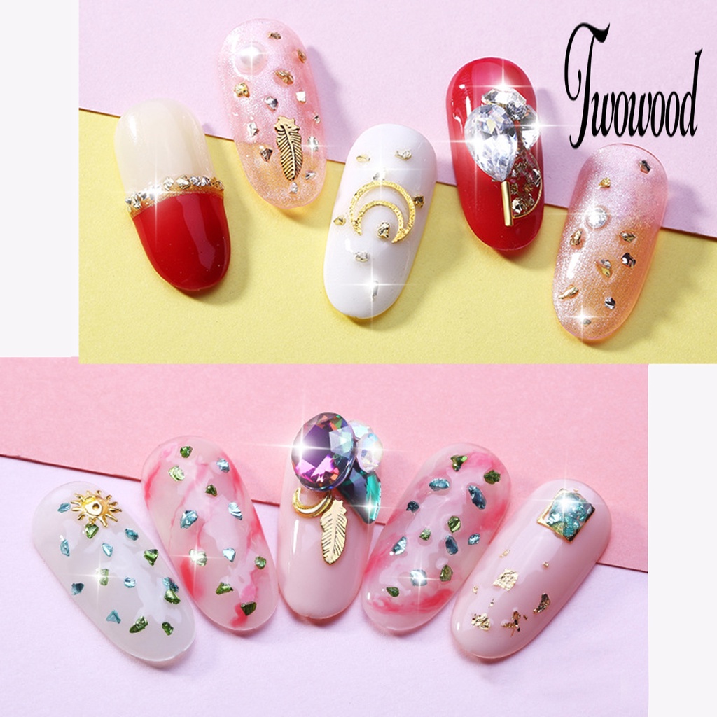 1 Kotak Manik-Manik Bola Gelembung Mini 3D Bahan Resin Untuk Dekorasi Nail Art