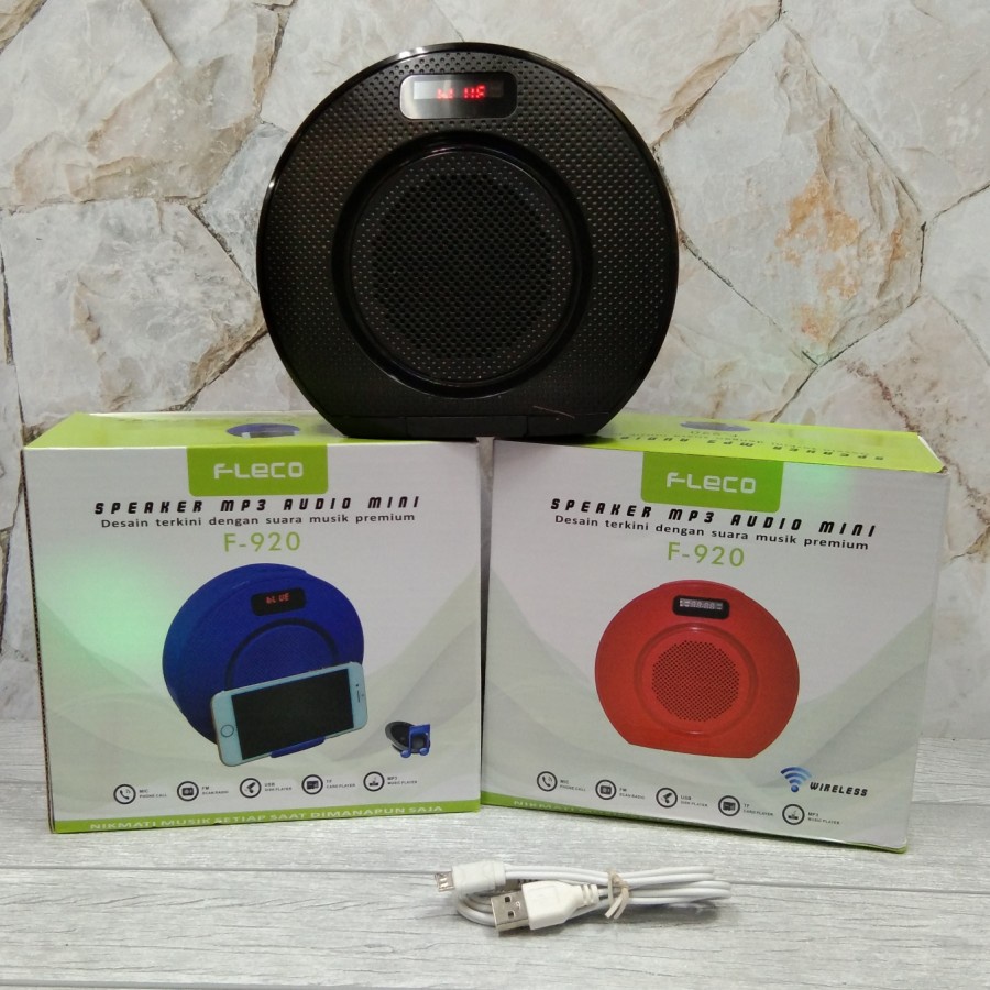 COD SPEAKER BLUETOOTH PROTABLE FLECO F-920 X-BASS//SPEAKER BIG BOX X-BASS FLECO F-920