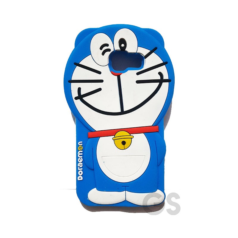 Silicon Boneka 3D SAMSUNG A3 2017 Softcase Lucu Karakter  silikon tebal karakter lucu / case anak anak warna biru / pelindung hp