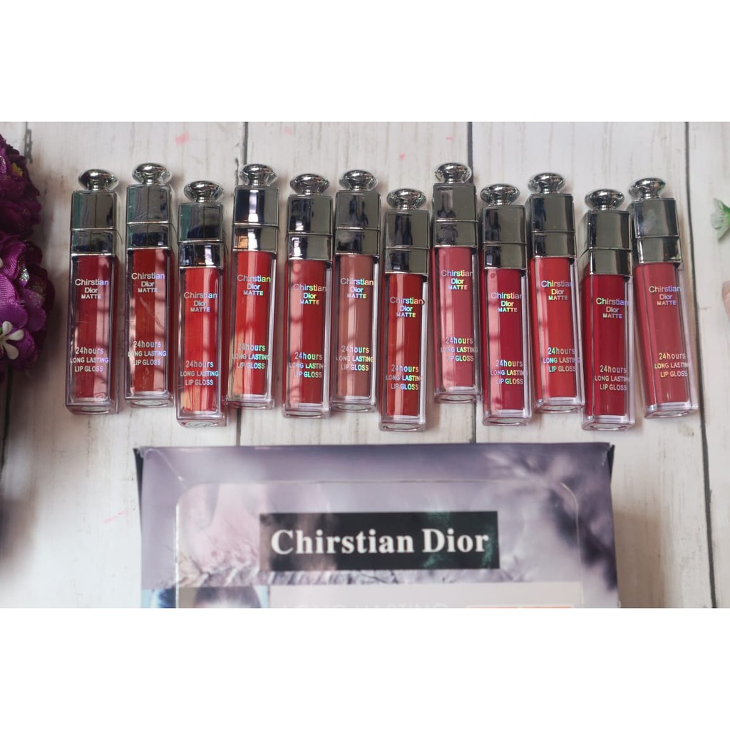 [HARGA PER 6PCS - LIPCREAM GROSIR] Christian Dior Long Lasting Matte Lip Cream