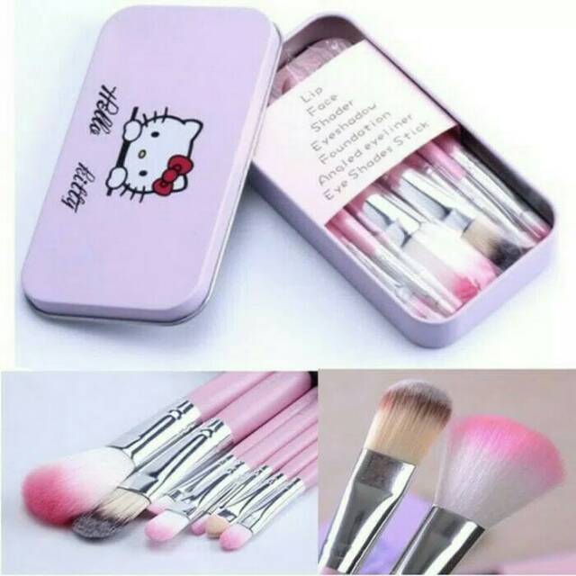 Kuas    helo kitty isi 7 pcs | Shopee Indonesia