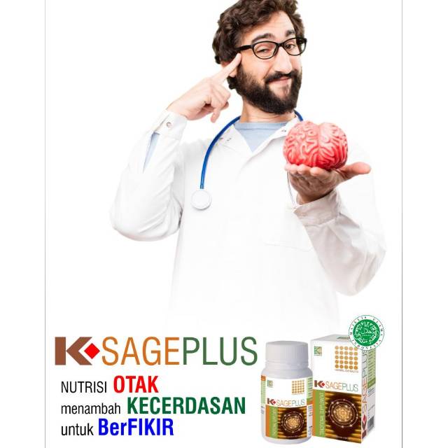 K-SAGE PLUS HERBAL K LINK/SUPLEMEN DHA/TERAPI KECERDASAN OTAK/ANAK ANAK/DEWASA