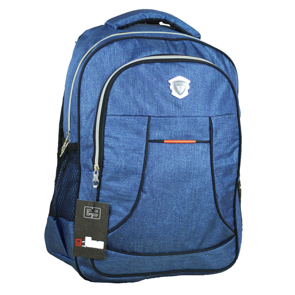 PROMO SERU Tas Gendong Cowok Distro Denim Bahan Tebal Bagus Ransel Punggung Pria Keren Multifungsi