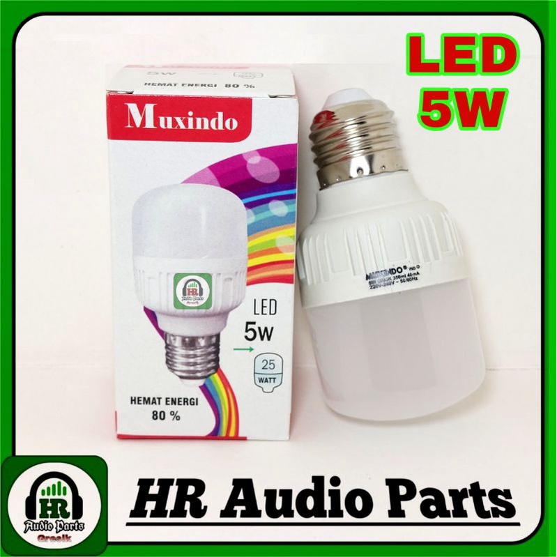 Lampu Led Muxindo 5 Watt 5W Hemat Energi Murah Berkualitas
