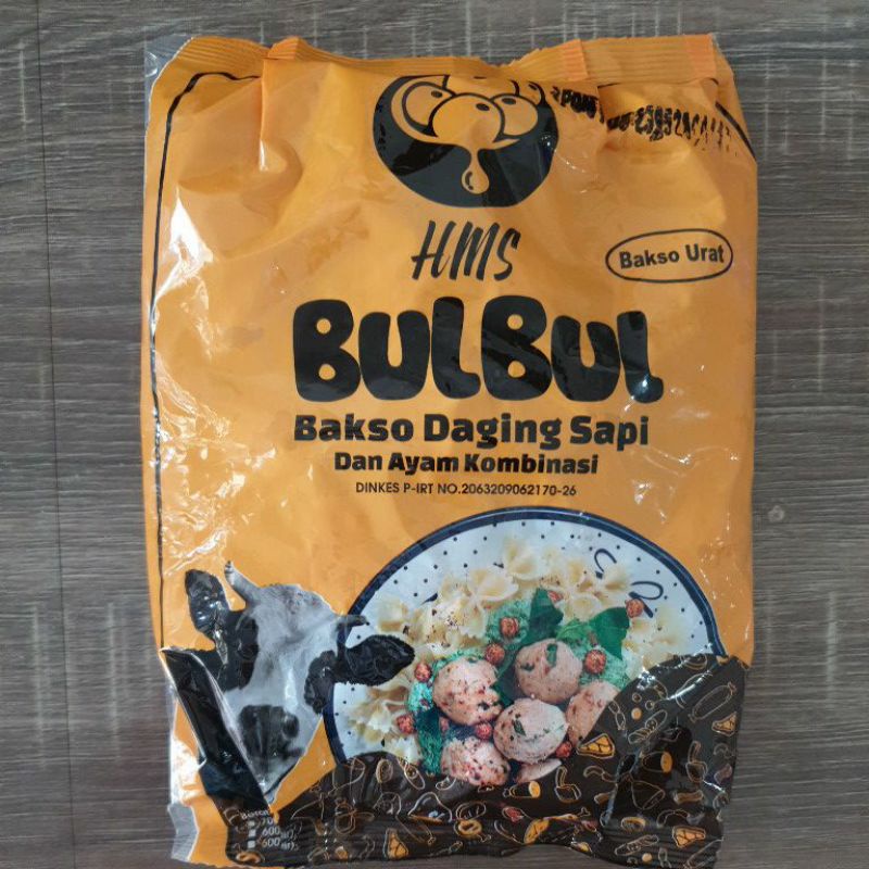 BulBul Bakso Sapi isi 50 butir 700gr (urat)