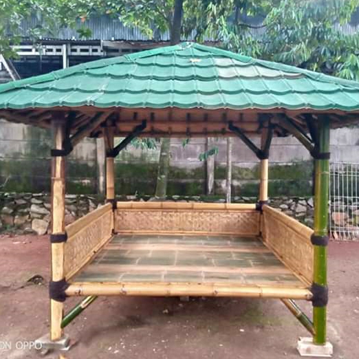 #saung bambu murah ukuran 2x2