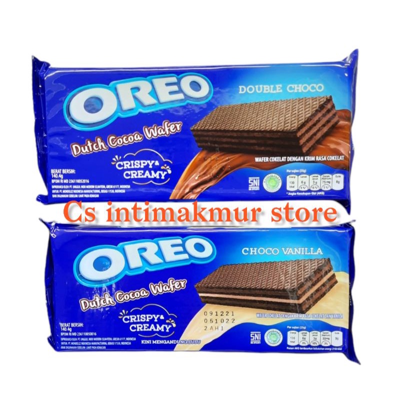 

Oreo Wafer Ducth Cocoa Wafer 140 gr