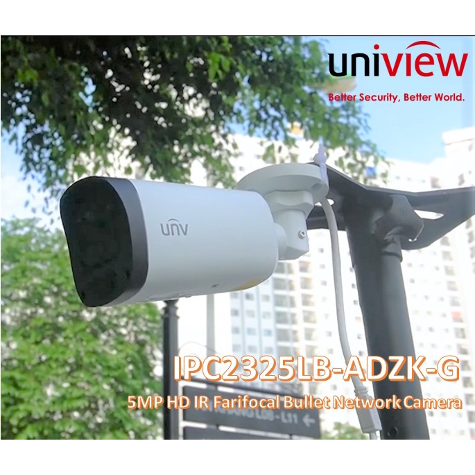 Ip Cam CCTV UNIVIEW Varifocal IPC2325LB-ADZK-G 5MP