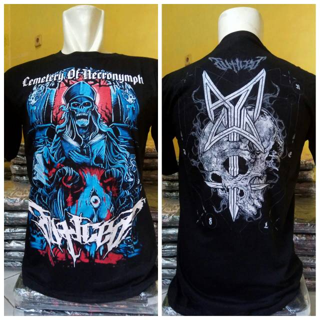 Baju kaos musik pria Auticed murah berkualitas / Baju metal pria wanita