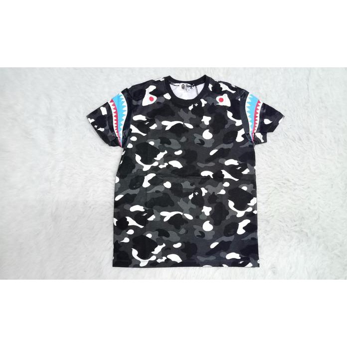 Kaos Pria Bape Camo / T Shirt Bape Camo Mirror