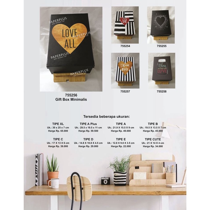 

Kotak kado/Kotak Hadiah/Gift Box Minimalis A Plus_Love All